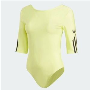 Adidas Originals Yellow Bodysuit M